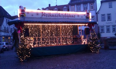 Weihnachtsbühne